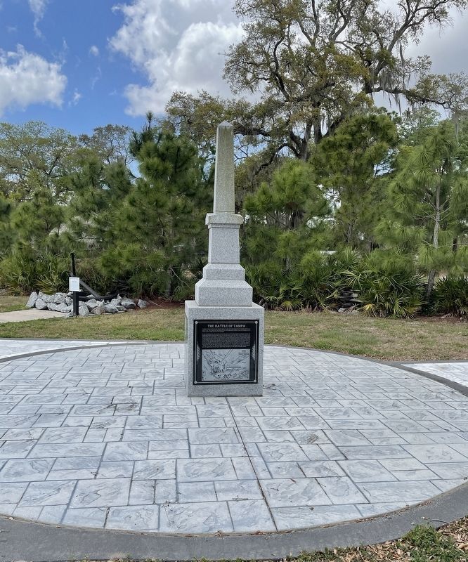 The Battle of Tampa Monument image. Click for full size.