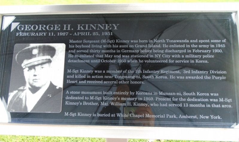 George H. Kinney Marker image. Click for full size.