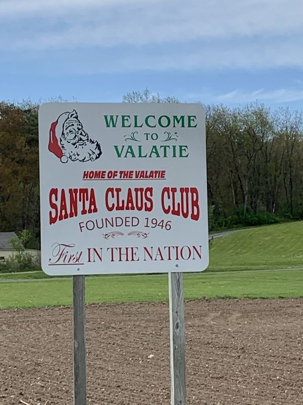 Santa Claus Club Marker. Click for full size. Santa Claus Club Marker image. Click for full size.