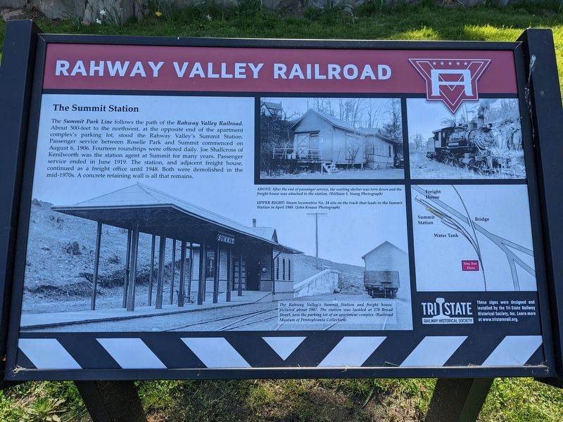 Rahway Valley Railroad Marker image. Click for full size.