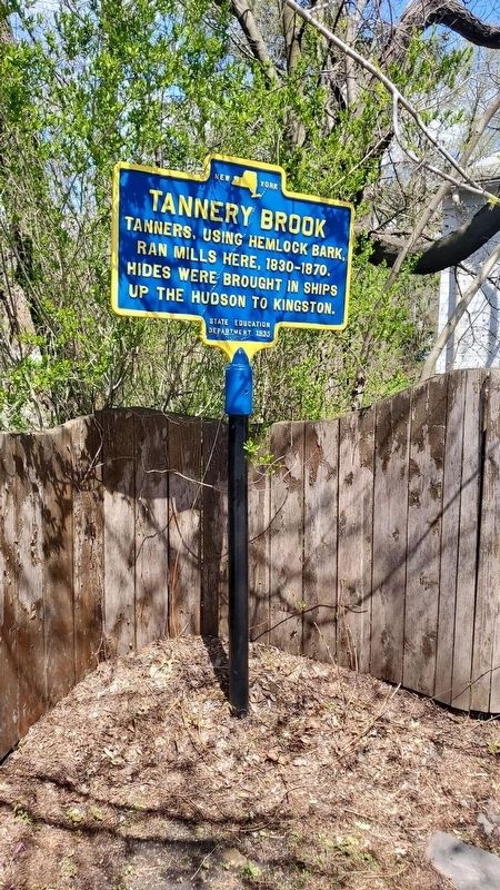 Tannery Brook Marker image. Click for full size.
