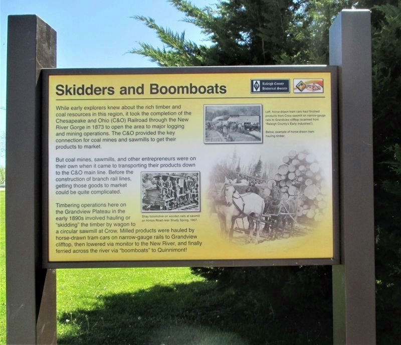 Skidders and Boomboats Marker image. Click for full size.