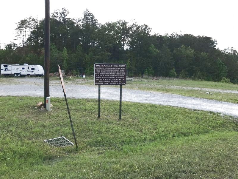 Tennessee, Alabama & Georgia Railway Marker image. Click for full size.