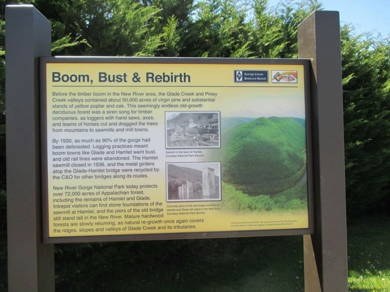 Boom, Bust & Rebirth Marker image. Click for full size.