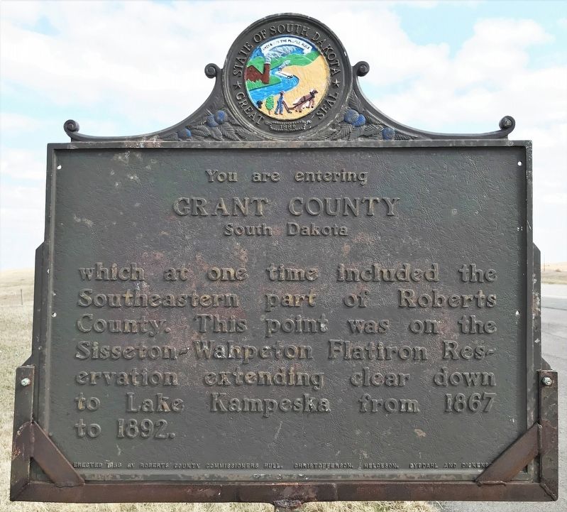 Grant County Marker image. Click for full size.