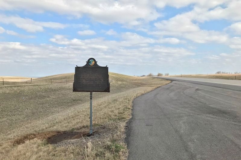 Roberts County / Grant County Marker, from the west image. Click for full size.