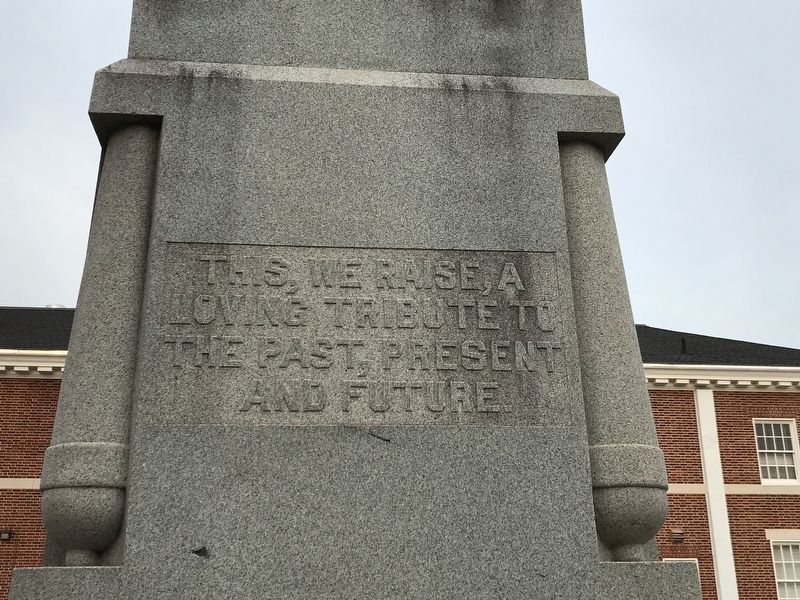 Polk County Confederate Monument detail (side) image. Click for full size.