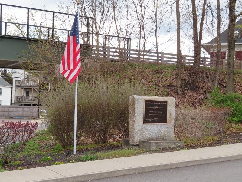 Veterans Memorial Corner Marker image. Click for full size.