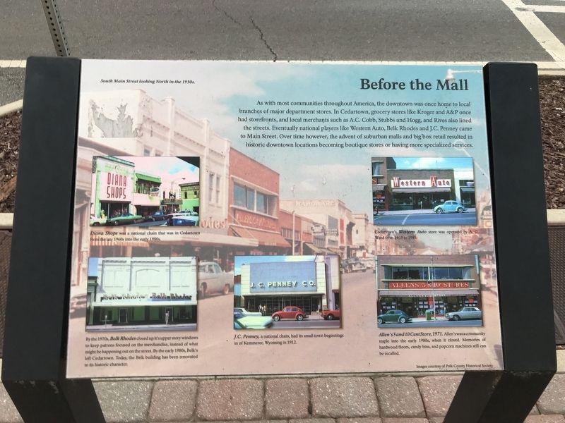 Before the Mall Marker image. Click for full size.
