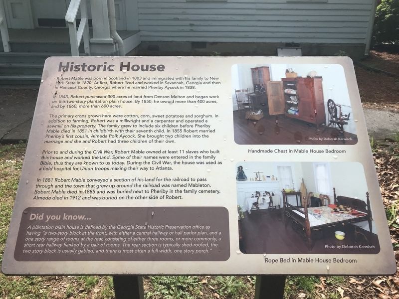 Historic House Marker image. Click for full size.