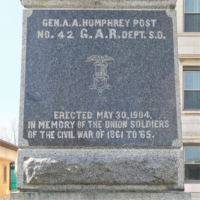 Gen. A. A. Humphrey Post Marker image. Click for full size.