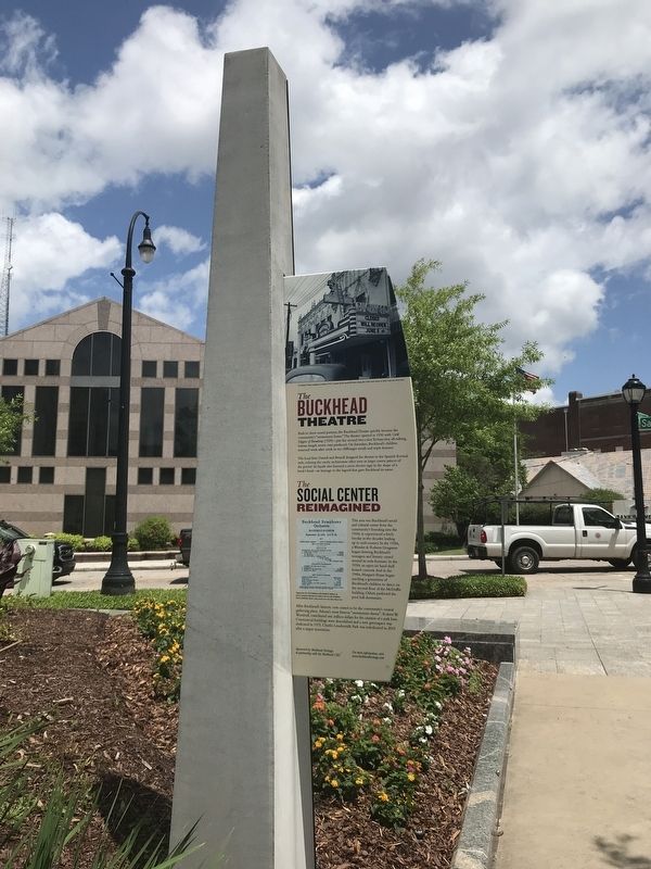 The Buckhead Theatre / The Social Center Reimagined Marker image. Click for full size.