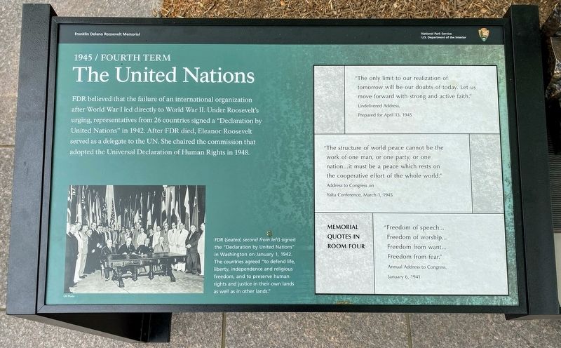 The United Nations Marker image. Click for full size.