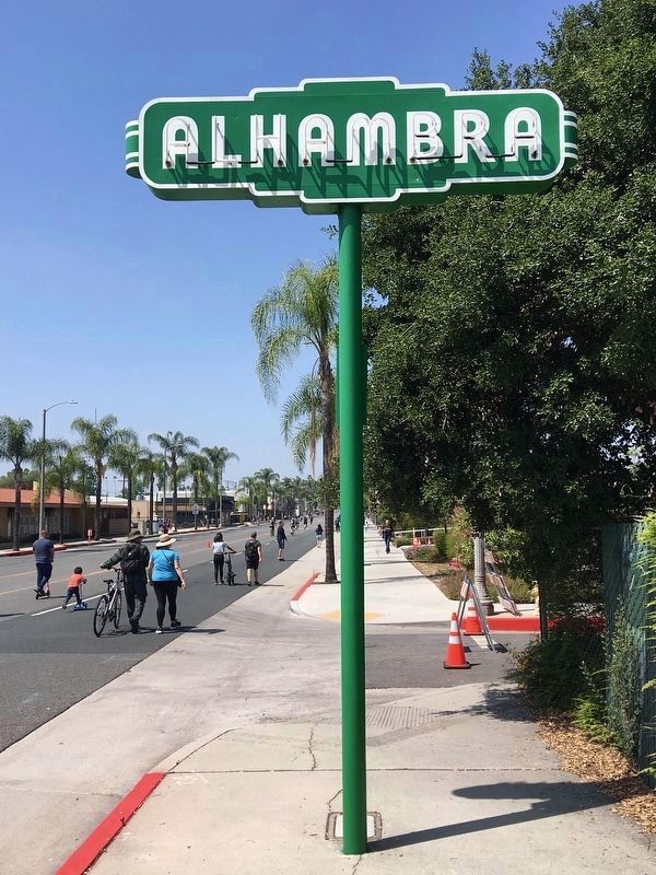 Alhambra sign image. Click for full size.
