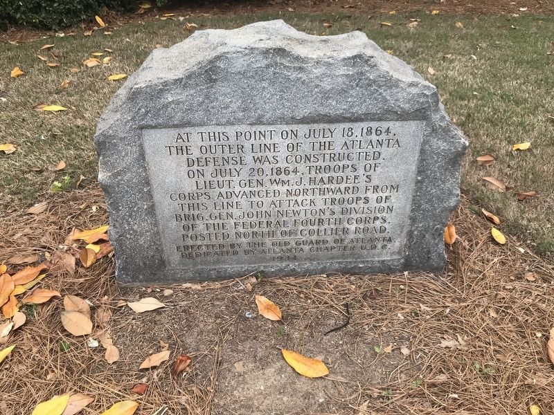 Outer Line of the Atlanta Defense Marker image. Click for full size.