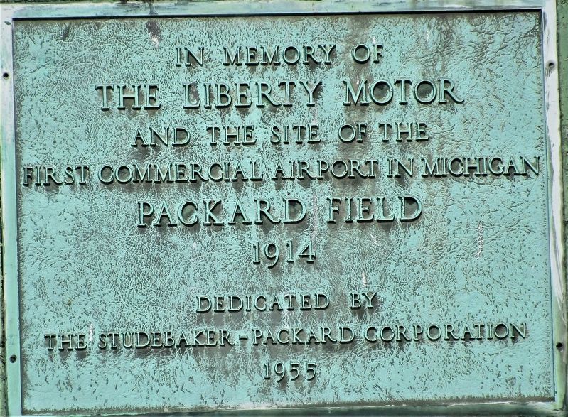 The Liberty Motor Marker image. Click for full size.