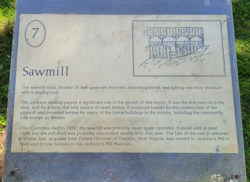 Sawmill Marker image. Click for full size.