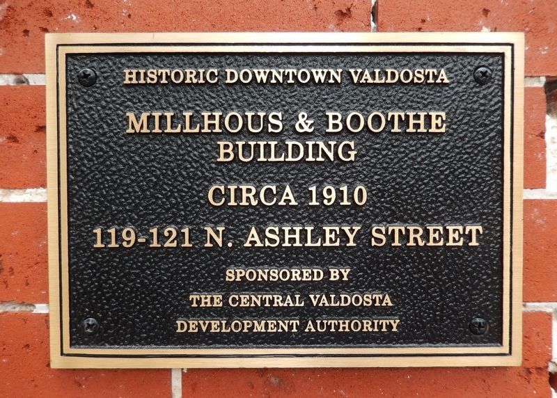 Millhous & Boothe Building Marker image. Click for full size.