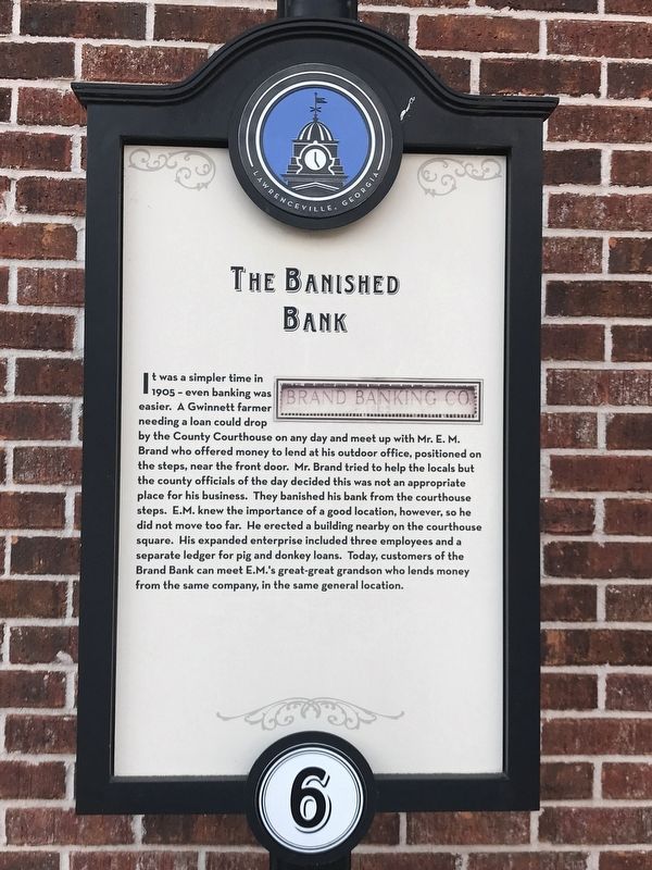The Banished Bank Marker image. Click for full size.
