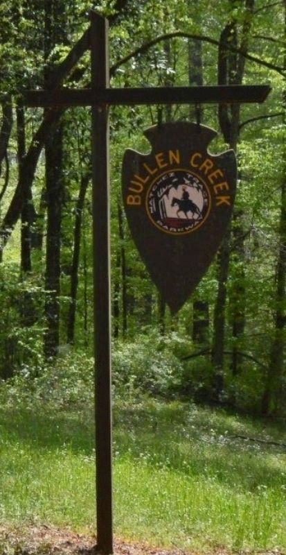 Bullen Creek sign image. Click for full size.