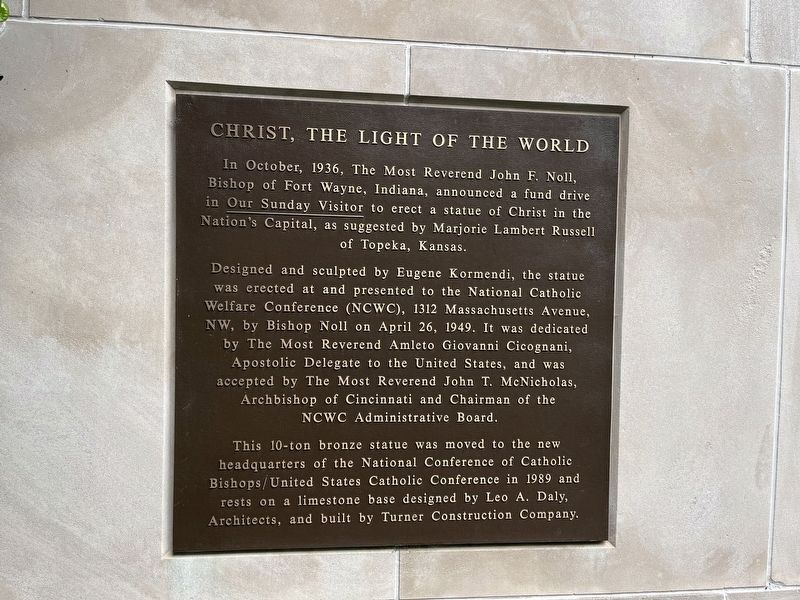 Christ, the Light of the World Marker. Click for full size. Christ, the Light of the World Marker image. Click for full size.