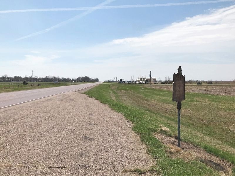 Charles H. Sheldon Marker, from the north image. Click for full size.