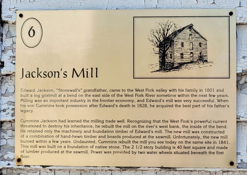 Jackson's Mill Marker image. Click for full size.
