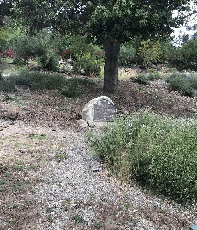 Portol� Trail Marker image. Click for full size.