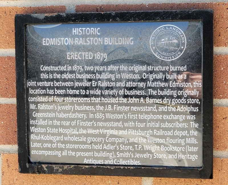 Historic Edmiston-Ralston Building Marker image. Click for full size.