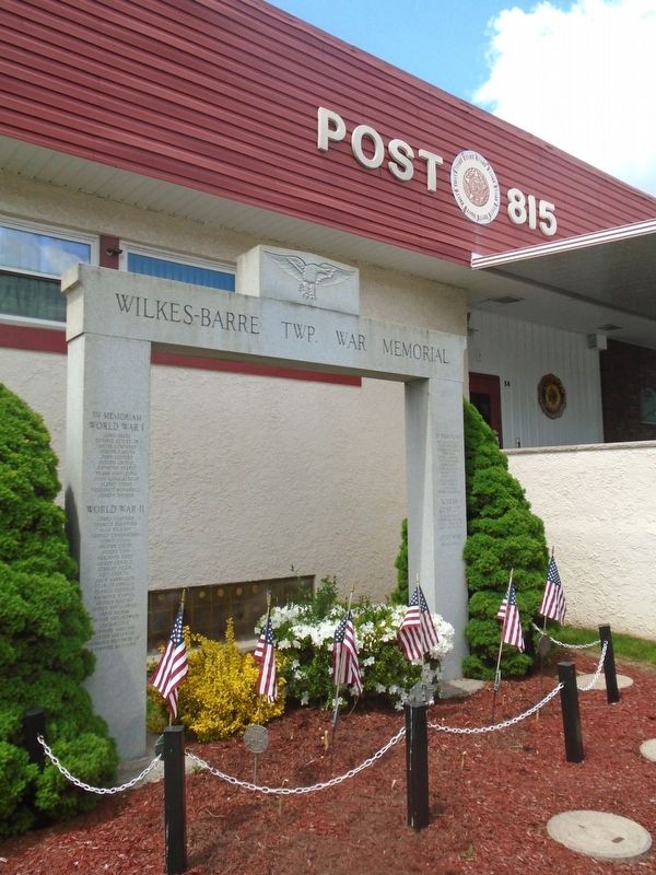 Wilkes-Barre Township War Memorial. Click for full size. Wilkes-Barre Township War Memorial image. Click for full size.