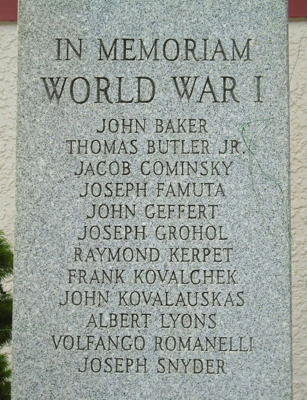 Wilkes-Barre Township War Memorial. Click for full size. Wilkes-Barre Township War Memorial image. Click for full size.