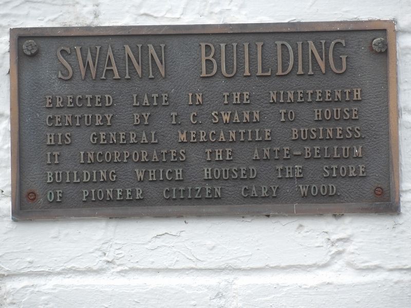 Swann Building Marker image. Click for full size.