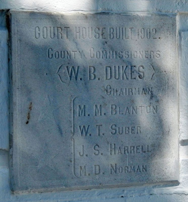 Colquitt County Courthouse Cornerstone image. Click for full size.