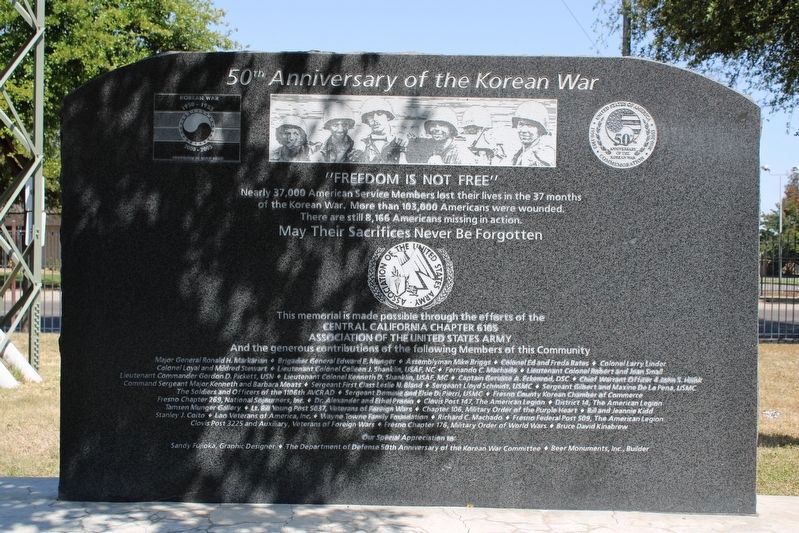 Rear of the Korea Marker. Click for full size. Rear of the Korea Marker image. Click for full size.
