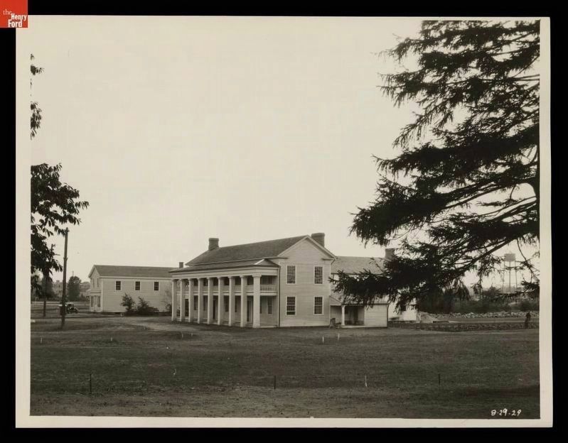 General Store and Clinton Inn (now Eagle Tavern) in Greenfield Village, August 1929 image. Click for more information.