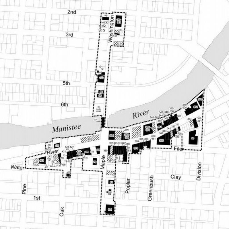 Manistee Commercial Historic District image. Click for more information.