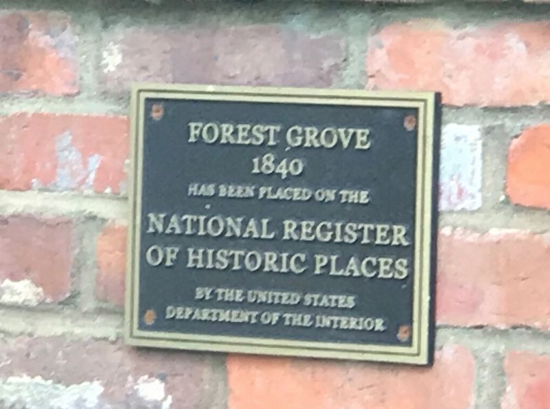 Forest Grove Marker image. Click for full size.