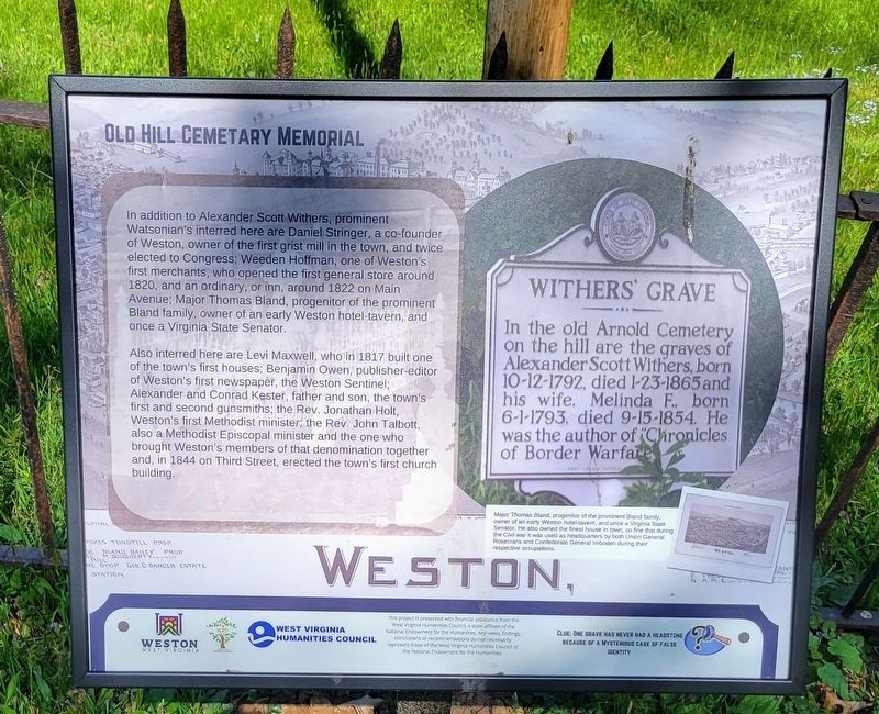 Old Hill Cemetery Memorial. Click for full size. Old Hill Cemetery Memorial image. Click for full size.