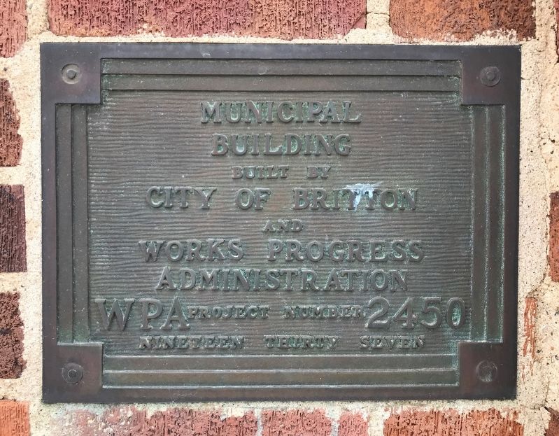 Municipal Building Marker image. Click for full size.