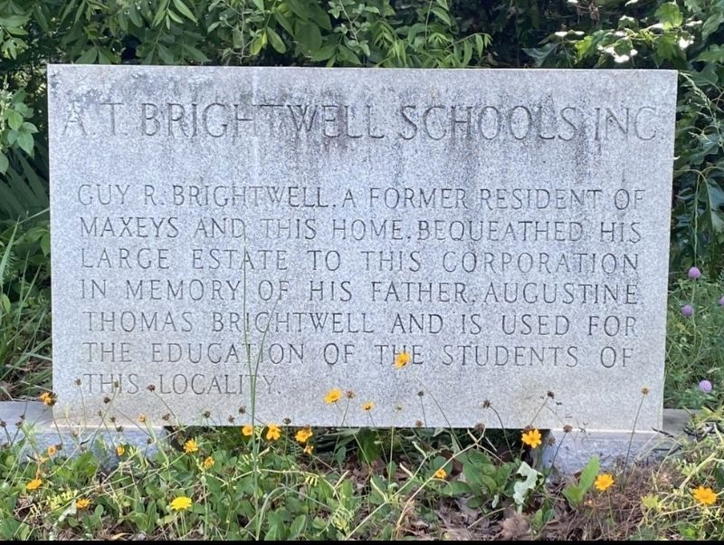 A.T. Brightwell Schools Inc Marker image. Click for more information.