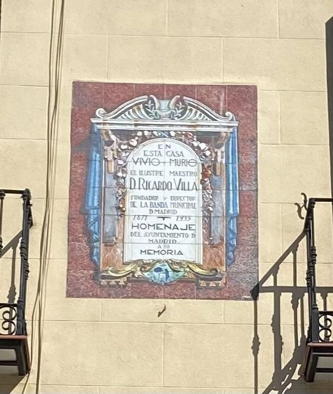 Ricardo Villa Marker. Click for full size. Ricardo Villa Marker image. Click for full size.