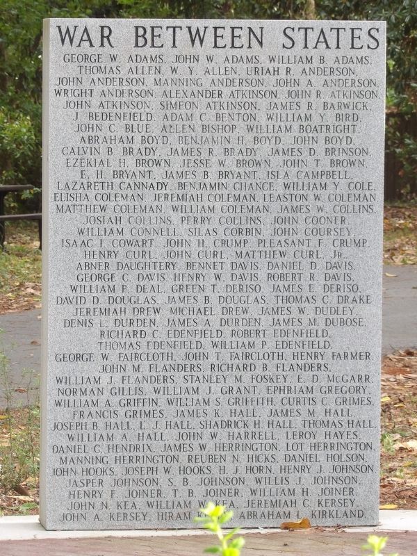 Swainsboro War Memorial (Civil War) image. Click for full size.