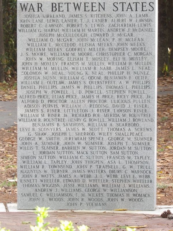 Swainsboro War Memorial (Civil War) image. Click for full size.
