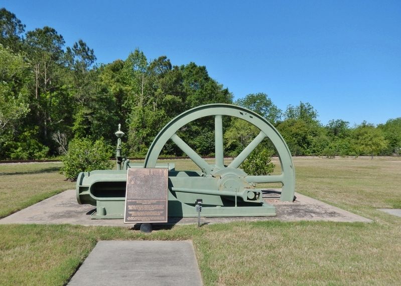 Steam-Driven Ammonia Refrigeration Compressor Marker. Click for full size. Steam-Driven Ammonia Refrigeration Compressor Marker image. Click for full size.