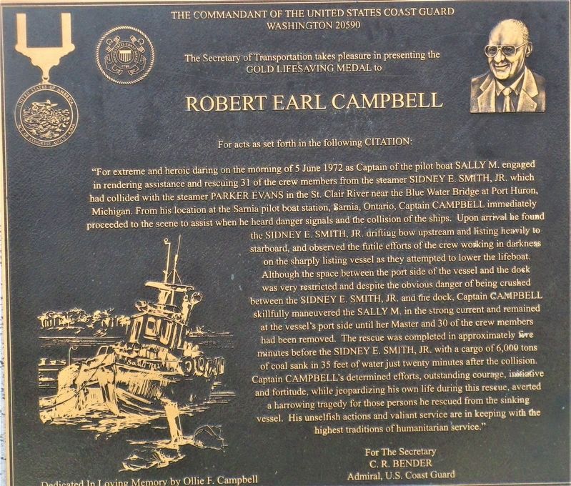 Robert Earl Campbell Marker image. Click for full size.