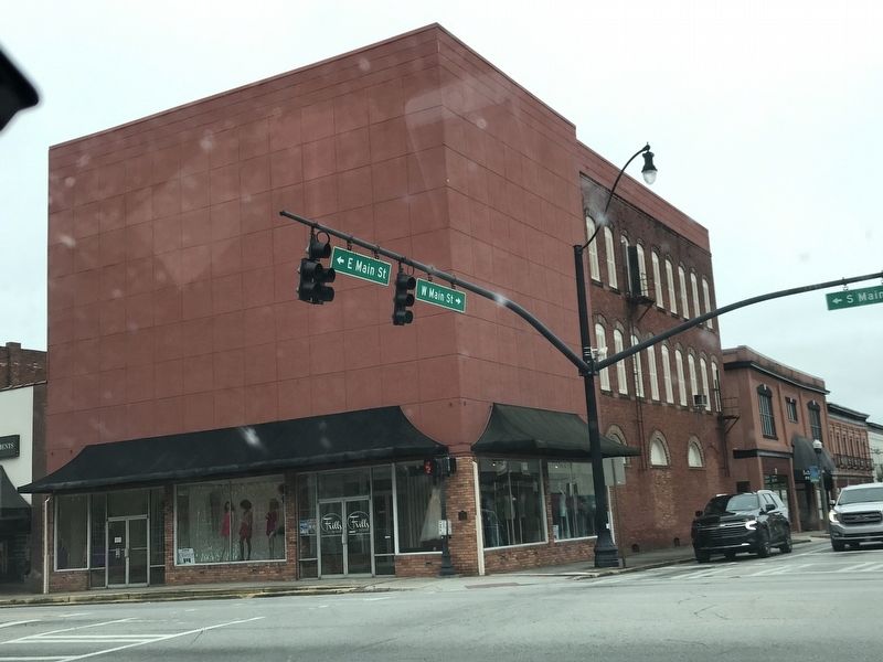 First Three Story Brick Building Marker. Click for full size. First Three Story Brick Building Marker image. Click for full size.