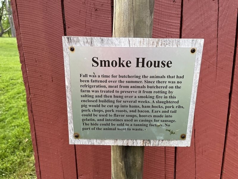 Smoke House Marker. Click for full size. Smoke House Marker image. Click for full size.