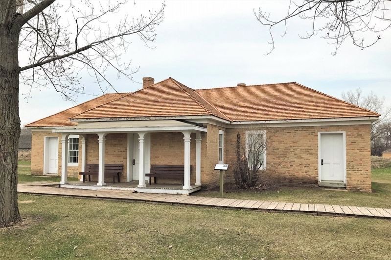 Library-Schoolhouse Building & Marker image. Click for full size.