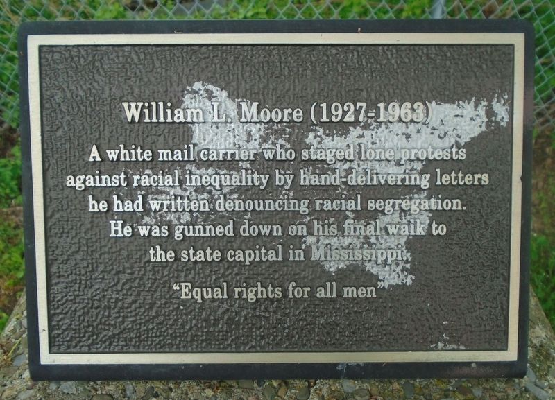William L. Moore Marker image. Click for full size.