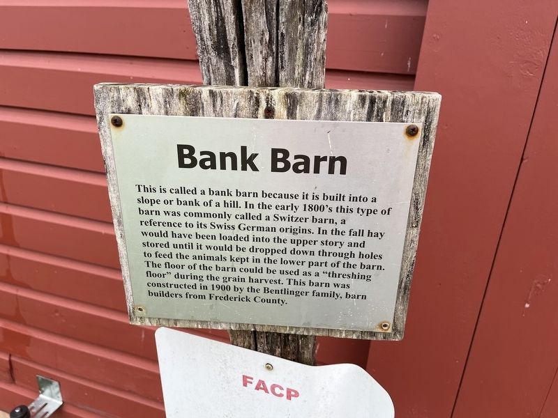 Bank Barn Marker image. Click for full size.